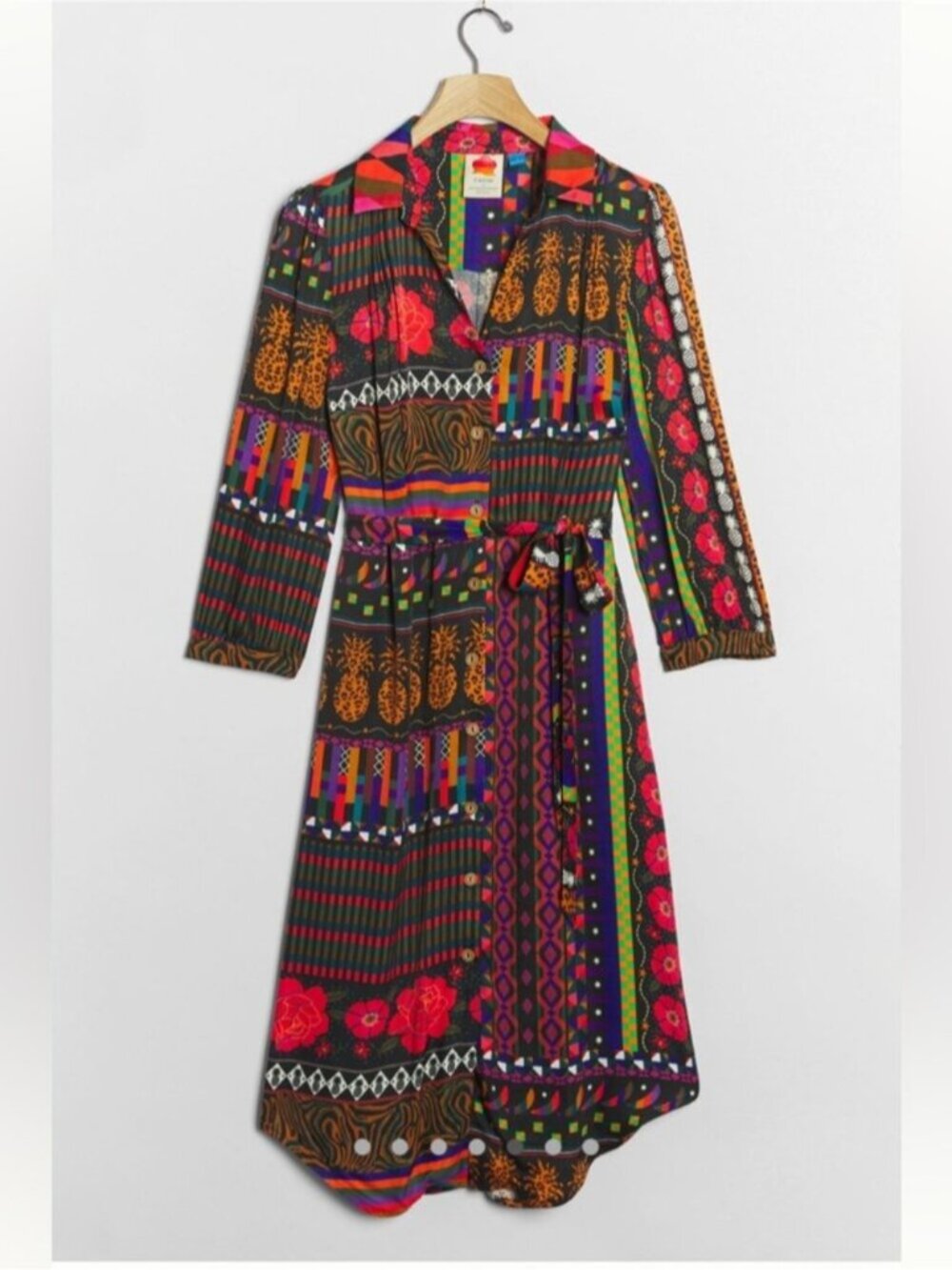 Farm Rio for Anthropologie Ciela Midi Shirtdress - Small, runs BIG! - Picture 6 of 14
